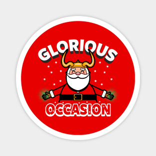 Glorious Occasion Funny Loki Superhero Christmas Cute Kawaii Santa Claus Funny Meme Magnet